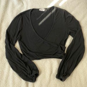 Lovers + Friends Wrap Top 🖤